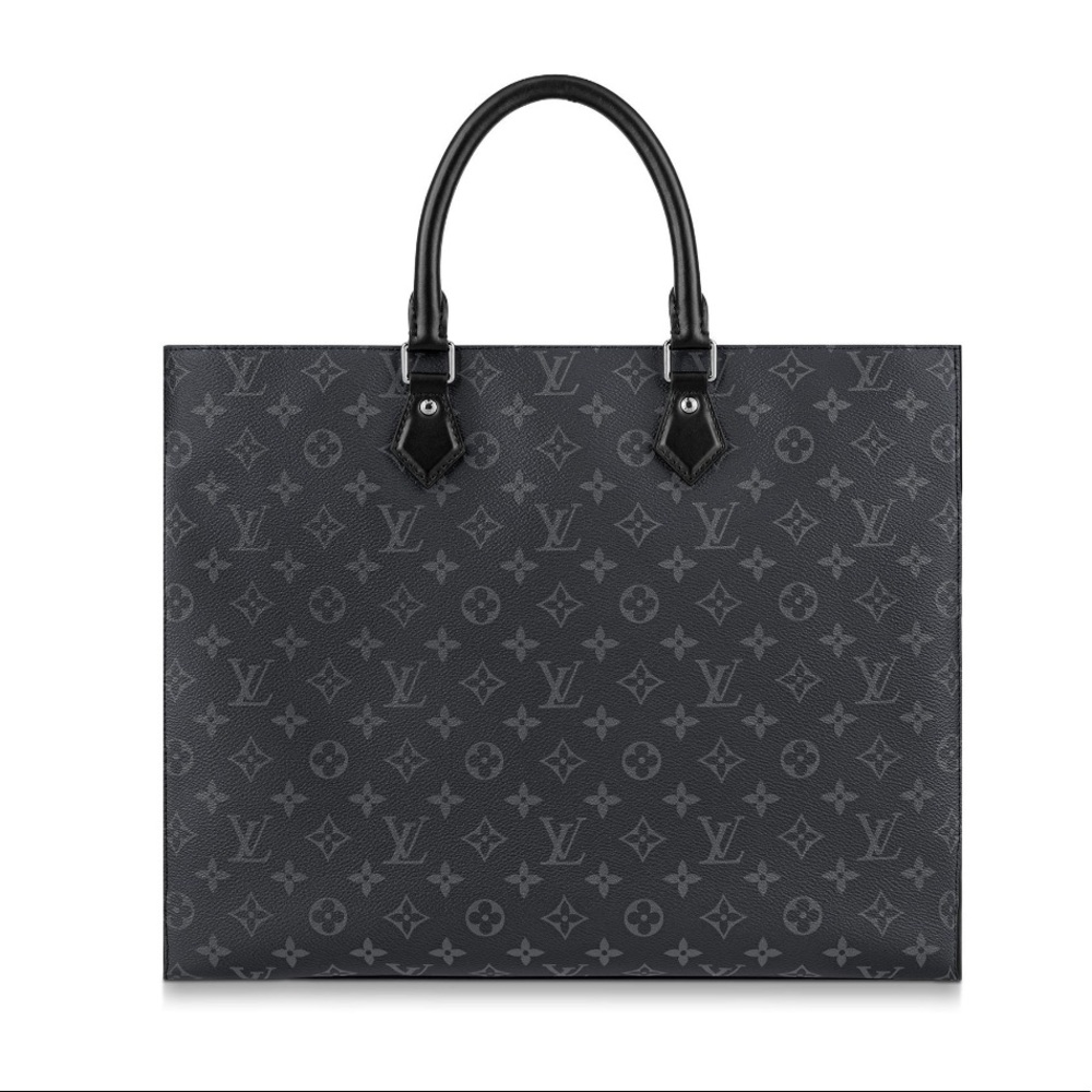 Louis Vuitton Monogram Eclipse and Leather Grand Sac - Picture 1 of 10